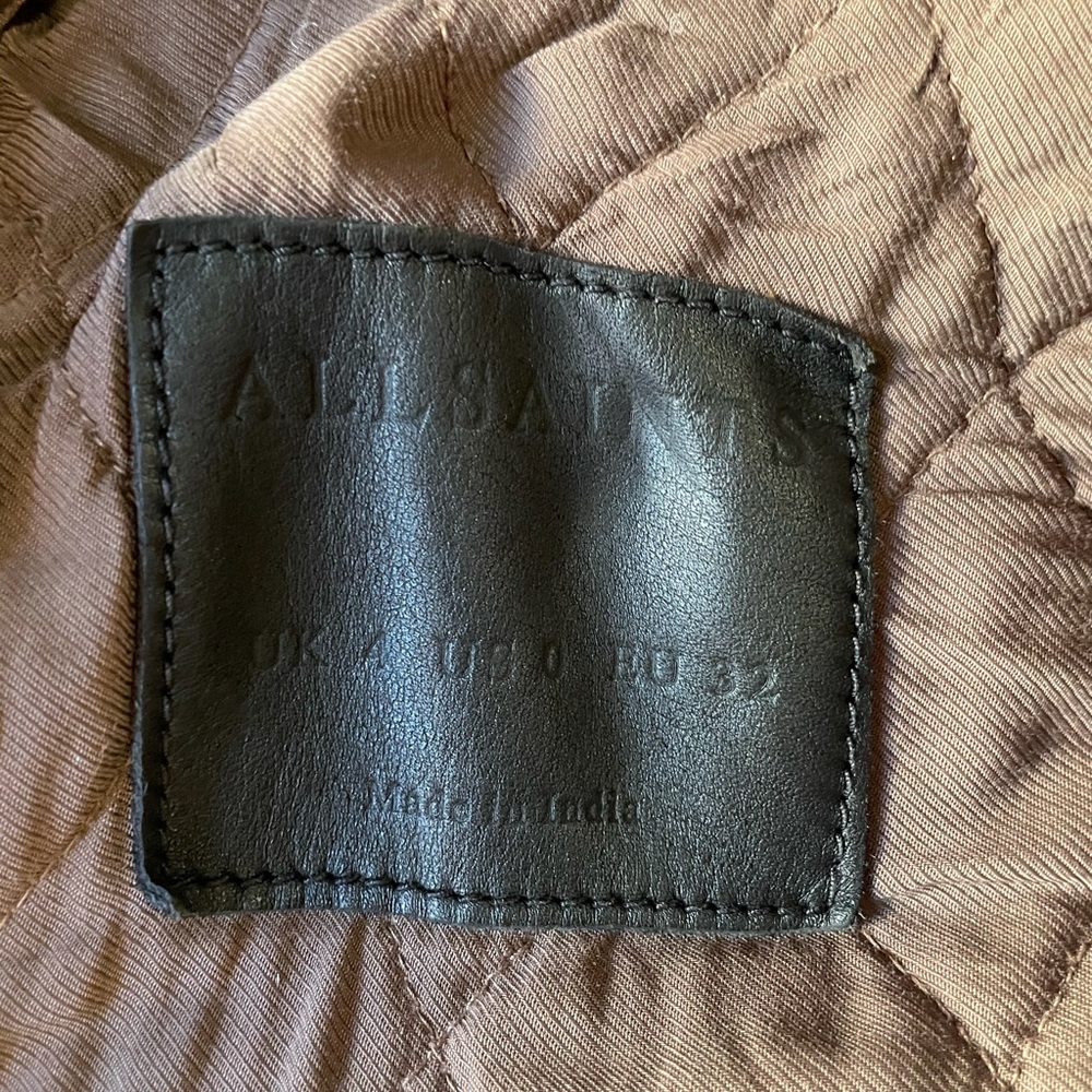 ALLSAINTS Leather Jacket